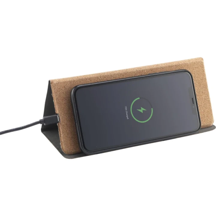 Cork wireless charging mousepad