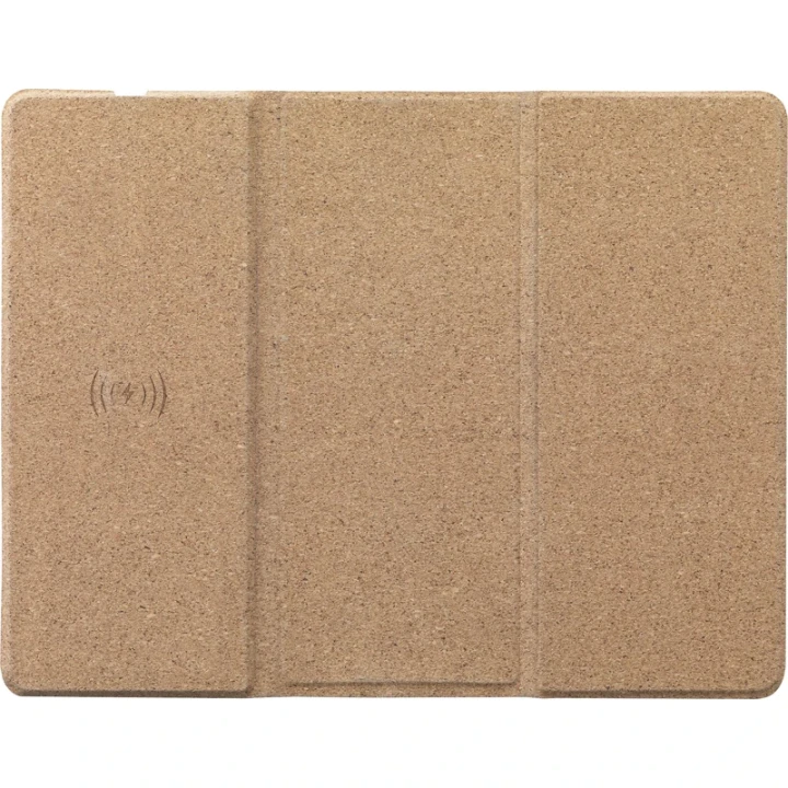 Cork wireless charging mousepad
