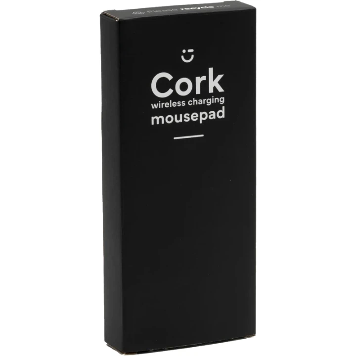 Cork wireless charging mousepad