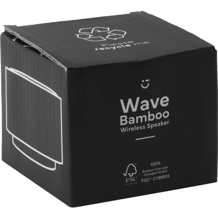Bamboo wireless speaker