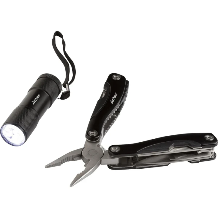 Multi-tool and torch set, 9c