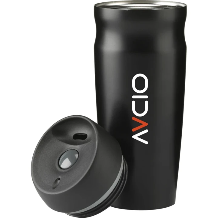 Recycled steel double walled travel mug 450ml 