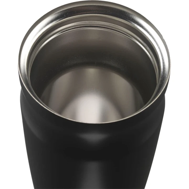 Recycled steel double walled travel mug 450ml 