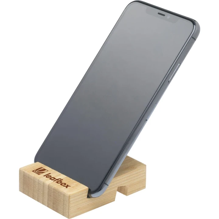 Bamboo phone stand