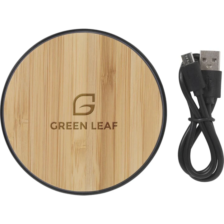 Bamboo wireless charger