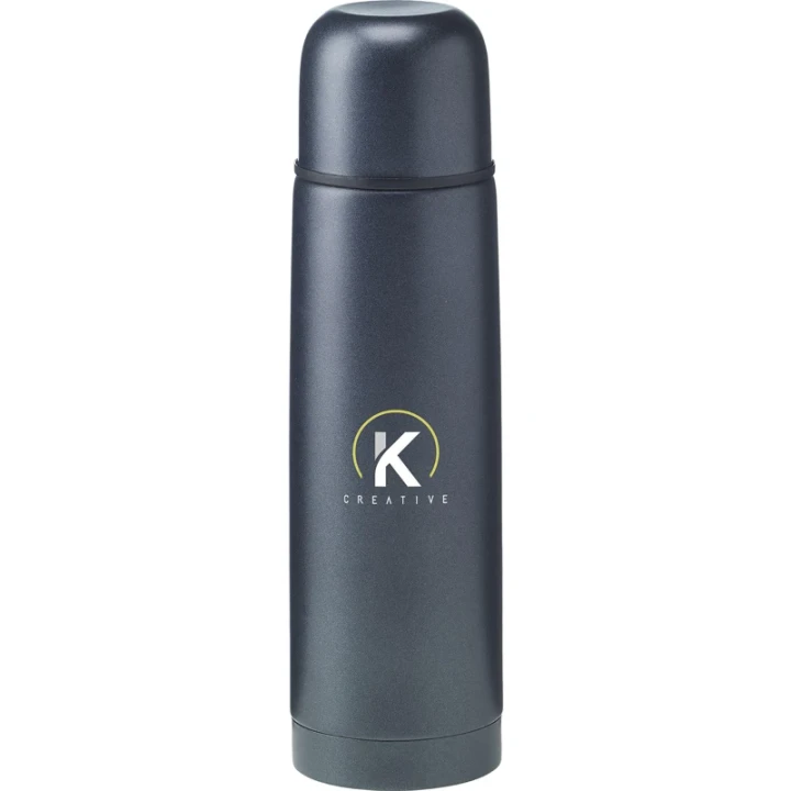 Recycled double walled steel flask 500ml