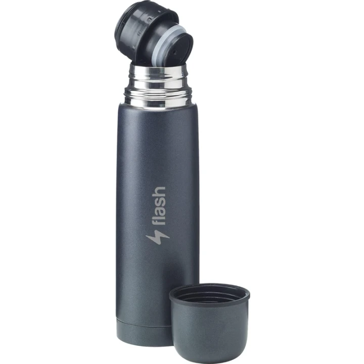 Recycled double walled steel flask 500ml