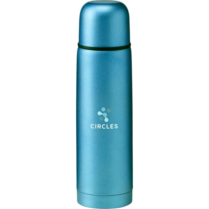 Recycled double walled steel flask 500ml