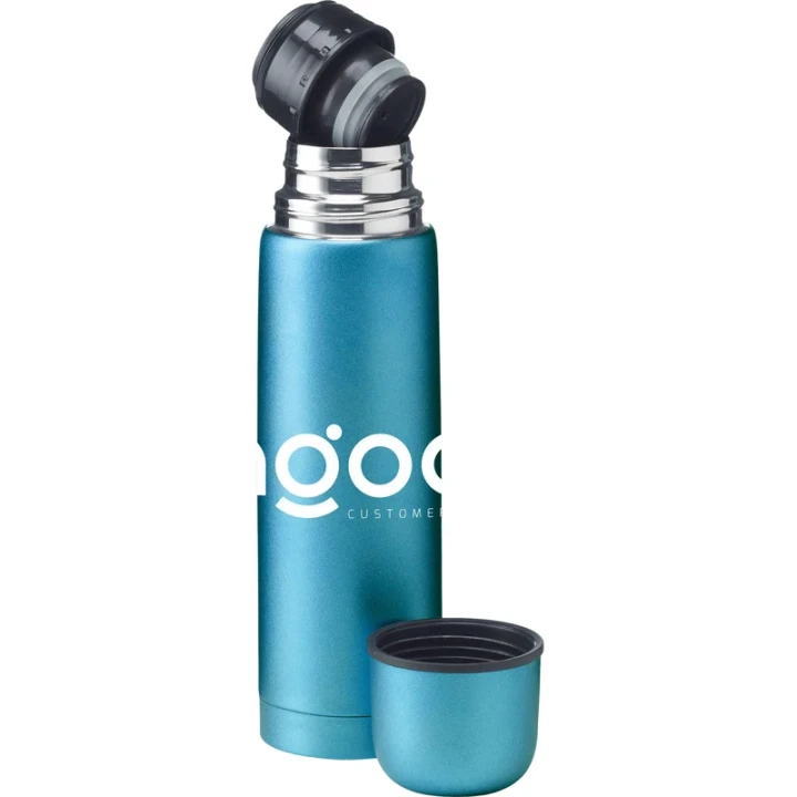 Recycled double walled steel flask 500ml