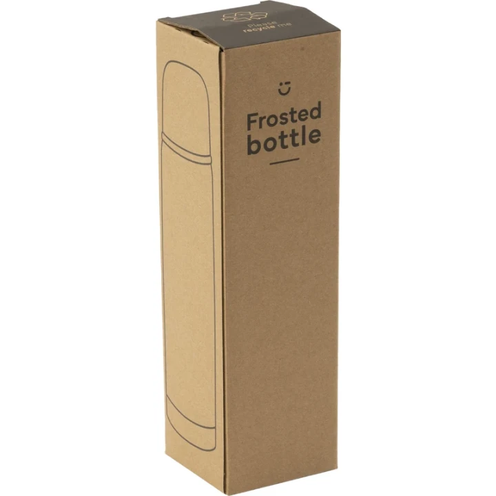 Recycled double walled steel flask 500ml