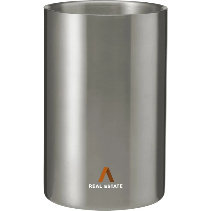 Recycled stainless steel wine cooler