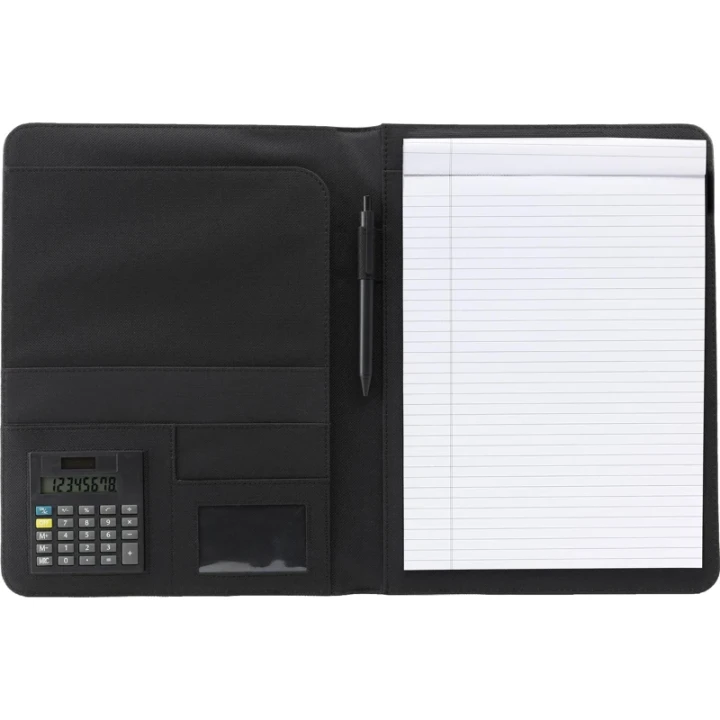Conference folder and calculator