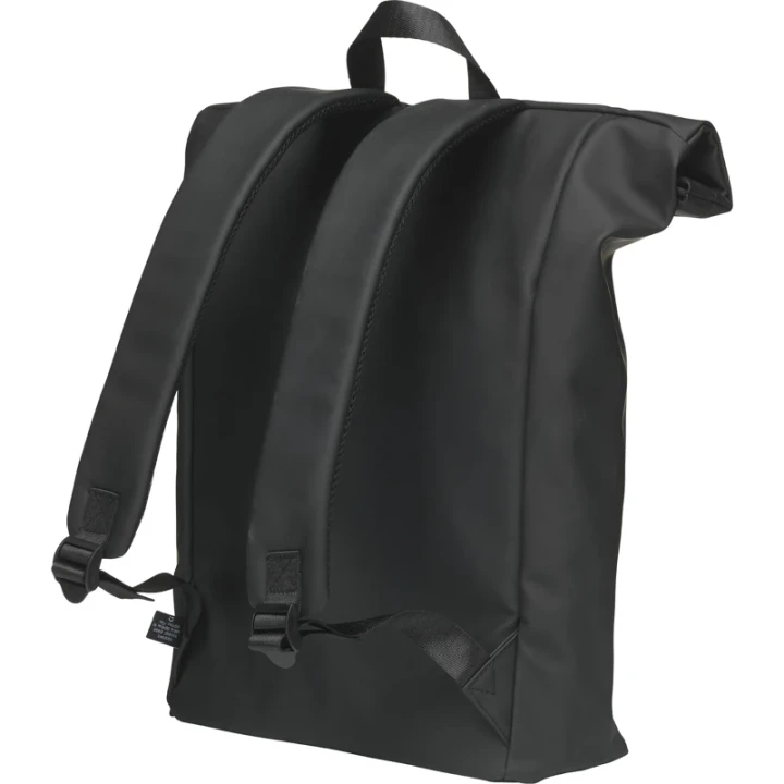 Recycled roll-top backpack