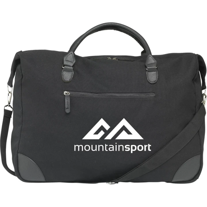 Recycled canvas travel bag