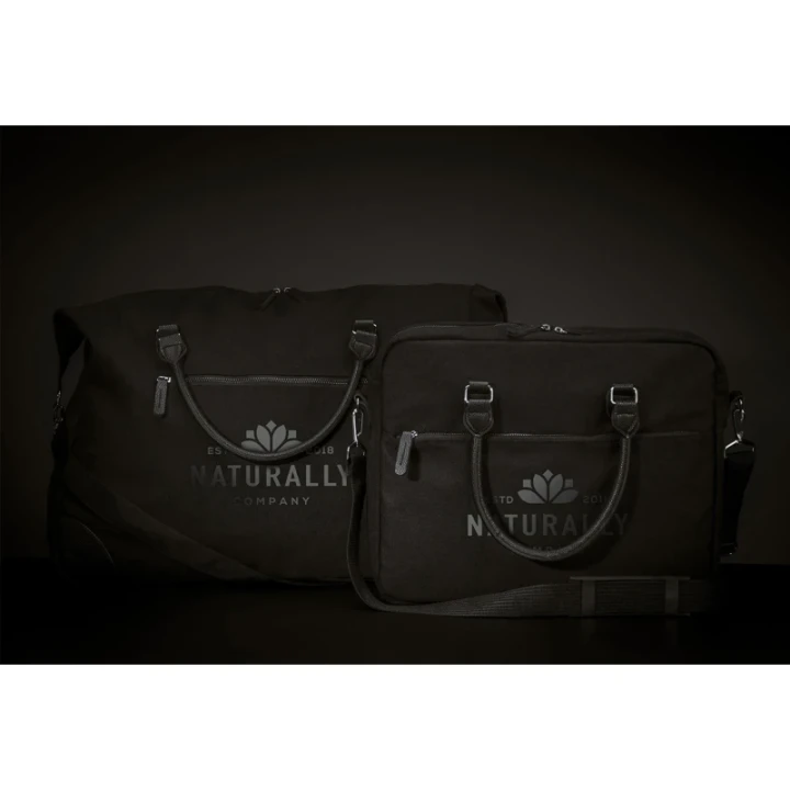 Recycled canvas travel bag