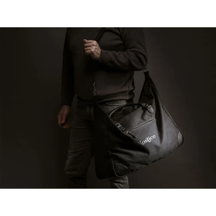 Recycled canvas travel bag