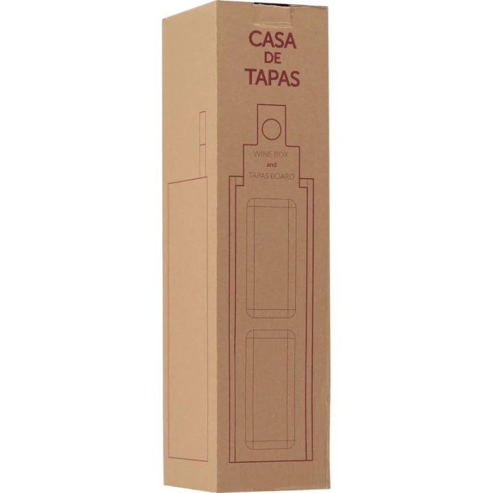 Rackpack wine gift box & tapas plate