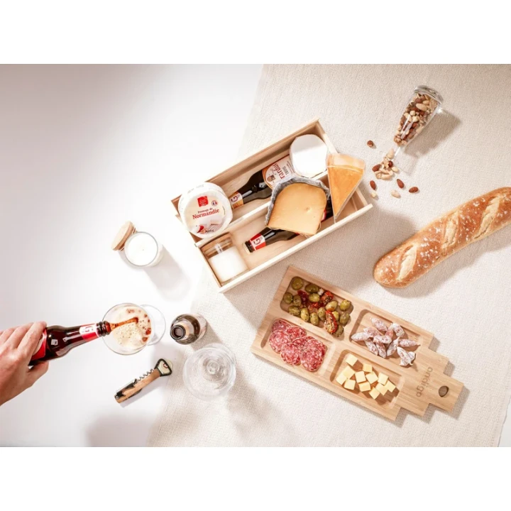 Rackpack wine gift box & tapas plate