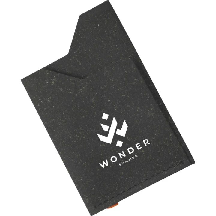 Made recycled leather card holder