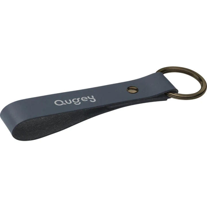Made recycled leather keyring