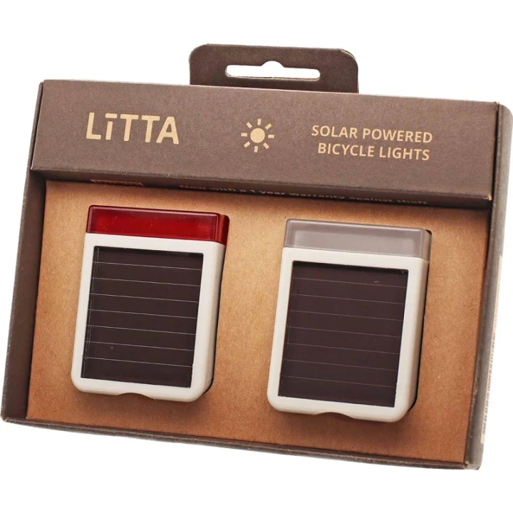 Solar bike lights