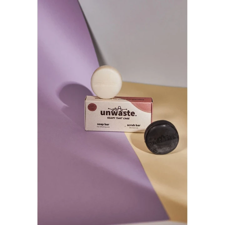 Unwaste - soap & scrub set