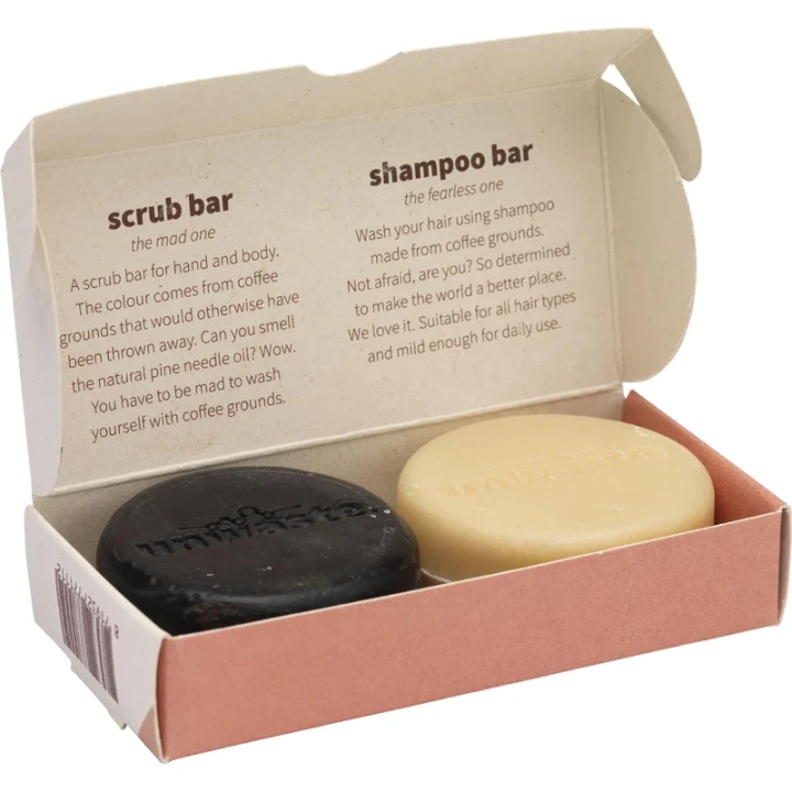 Unwaste scrub & shampoo set