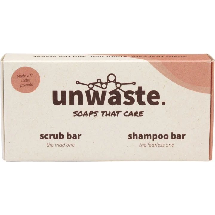 Unwaste scrub & shampoo set