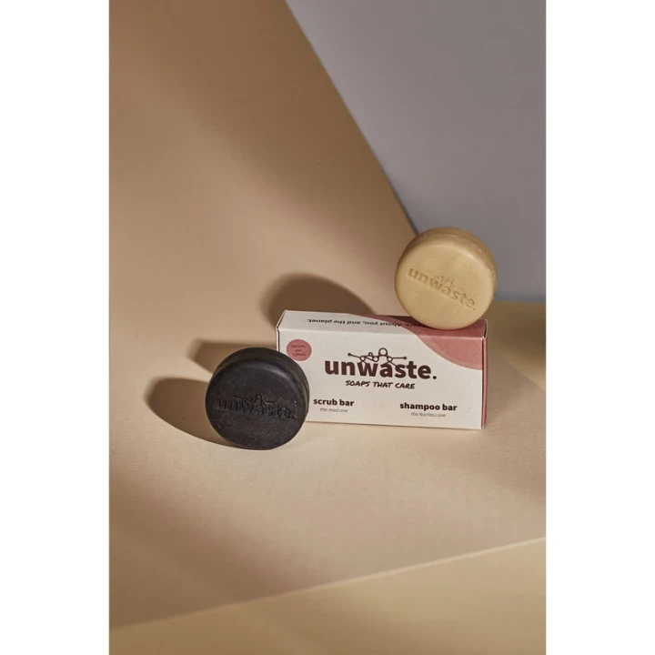 Unwaste scrub & shampoo set