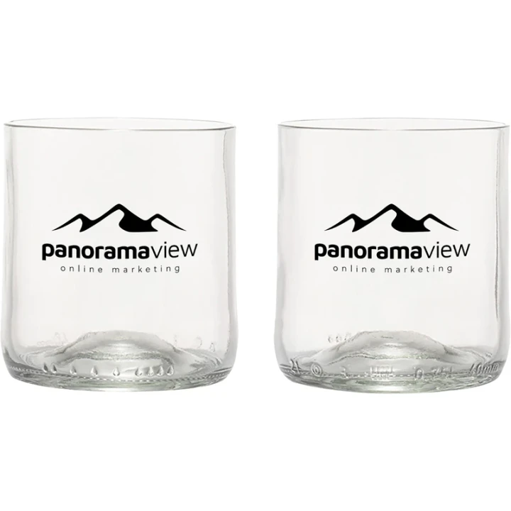 Rebottled® 2-pack drinking glasses