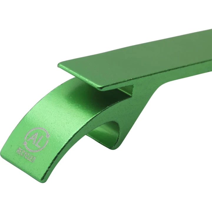 Recycled bottle opener keyring