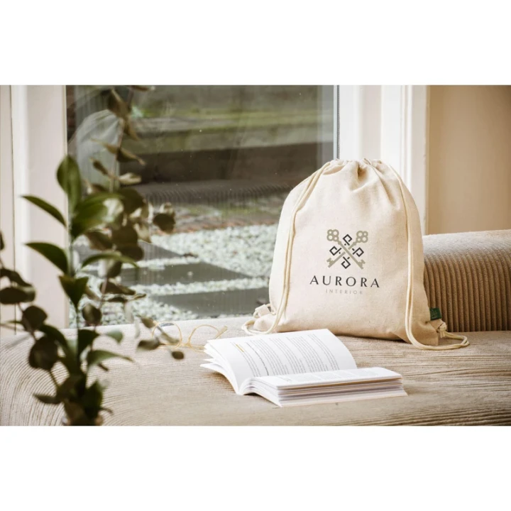 Hemp drawstring bag 250 gsm/7.37oz