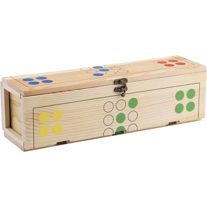 Rackpack wine gift box & ludo game 