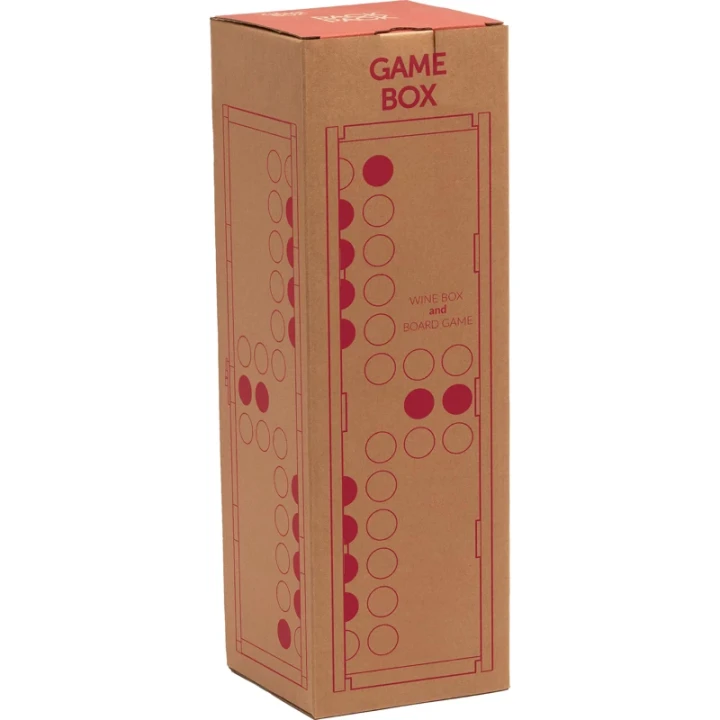 Rackpack wine gift box & ludo game 