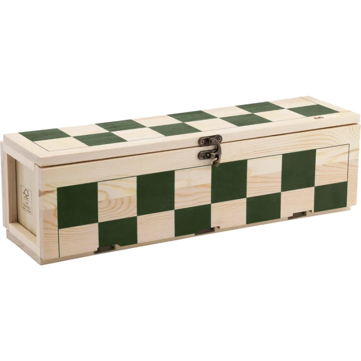 Rackpack wine gift box & chess game 
