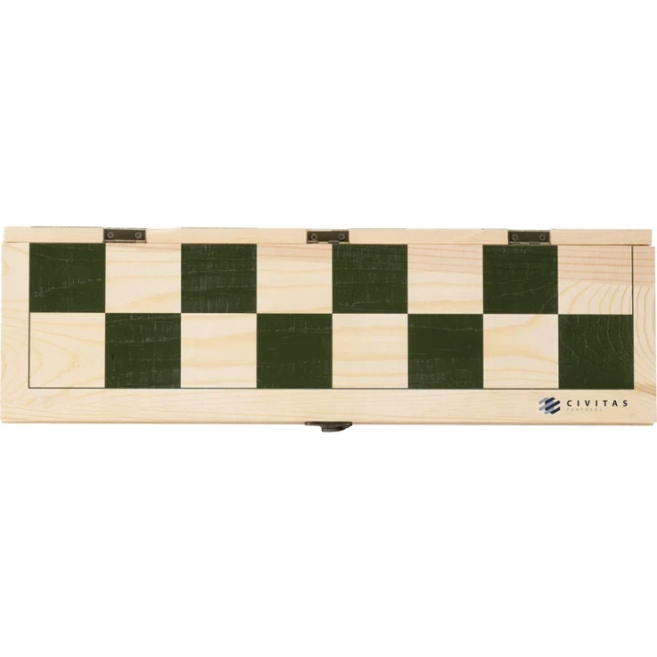 Rackpack wine gift box & chess game 