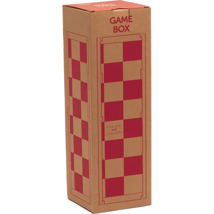 Rackpack wine gift box & chess game 