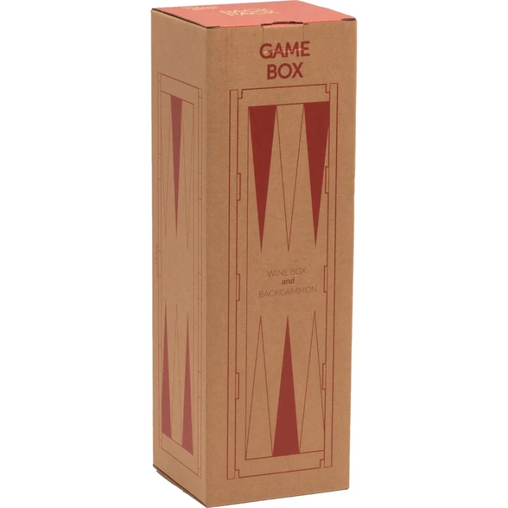 Rackpack wine gift box & backgammon game