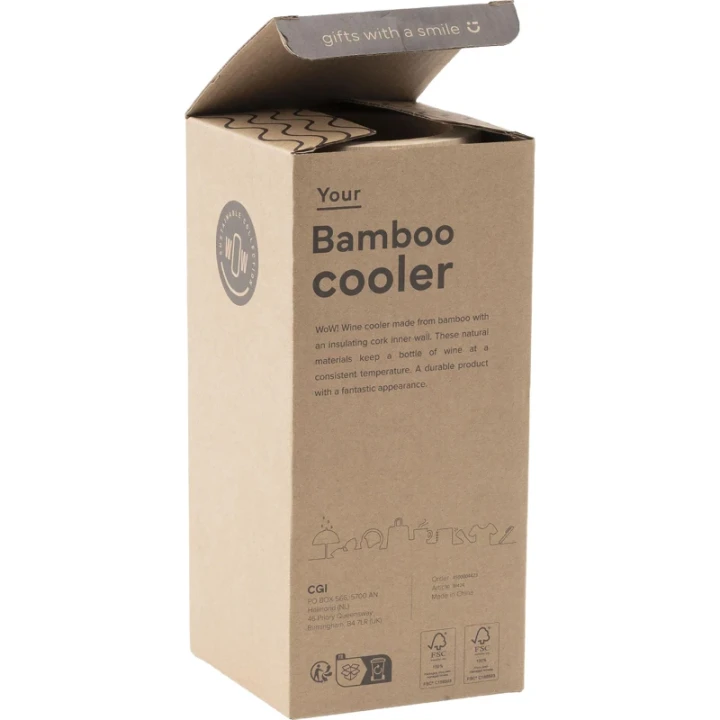 Bamboo wine cooler