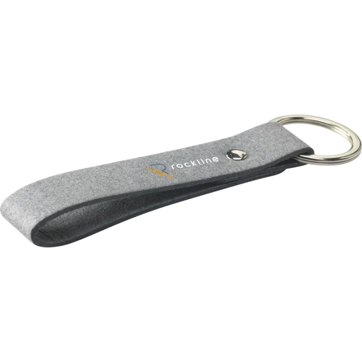 Made recycled denim keyring