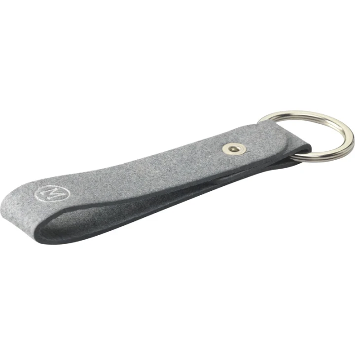 Made recycled denim keyring