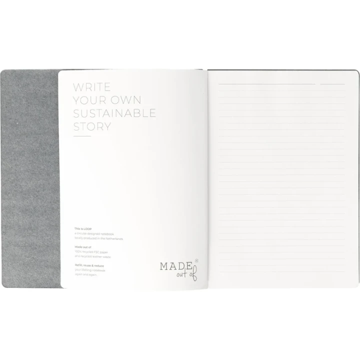 Made recycled notebook approx A5