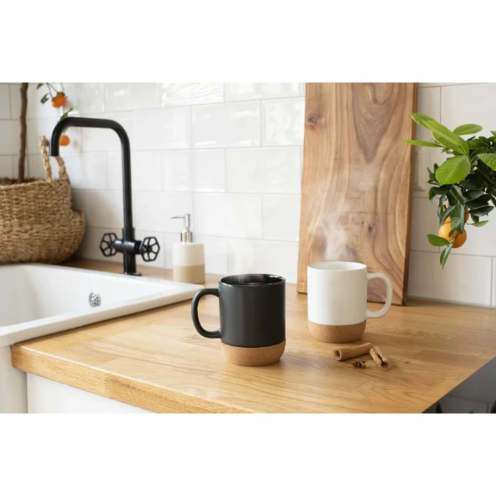 Ceramic Mug With Cork Base 420ml
