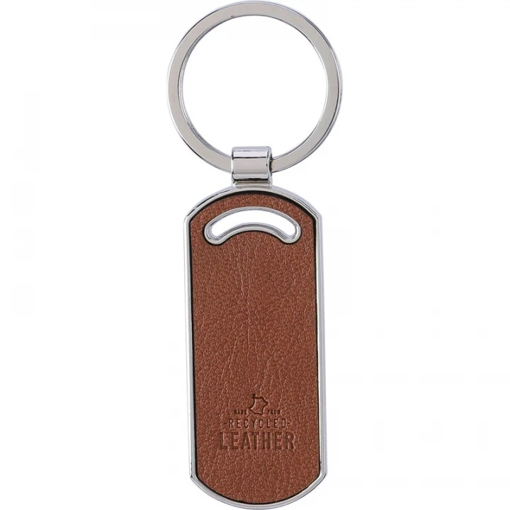 Recycled Leather Keychain