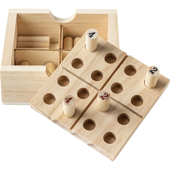 Kenza Mini Wooden Sudoku set