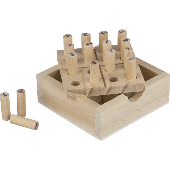 Kenza Mini Wooden Sudoku set