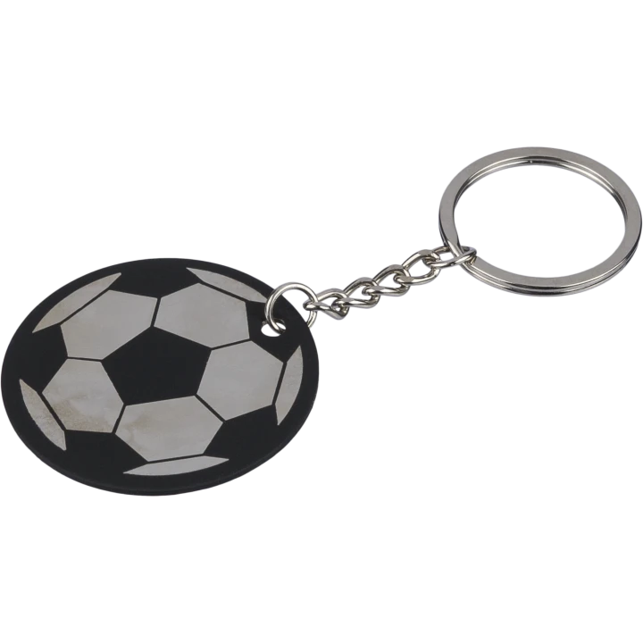 Ciro Recycled Stainless Steel Football Keyring