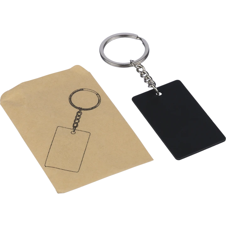Jax Recycled Stainless Steel Keyring