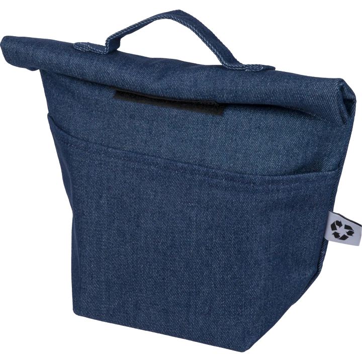 Mira Recycled Denim Cooler Roll-Top Bag