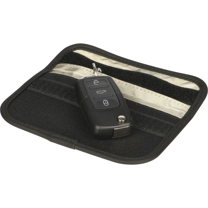 Ripple Recycled Key and Card Pouch with RFID